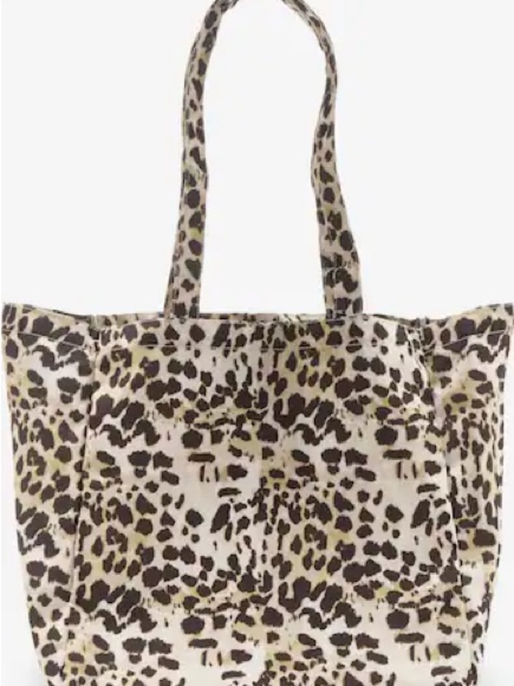 LSCN by Lascana Leopard Print Canvas Tote Bag with Matching Scarf